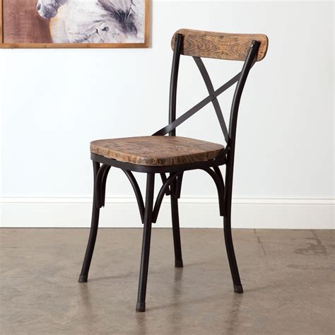 metal farm house chairs|rustic metal dining chairs.